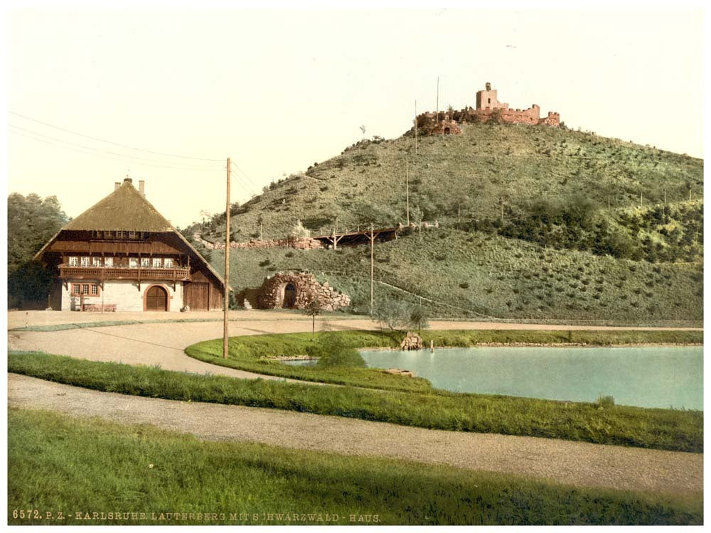 The Lauterberg with Swartzwald House, Karlsruhe, Baden, Germany 0400-3923