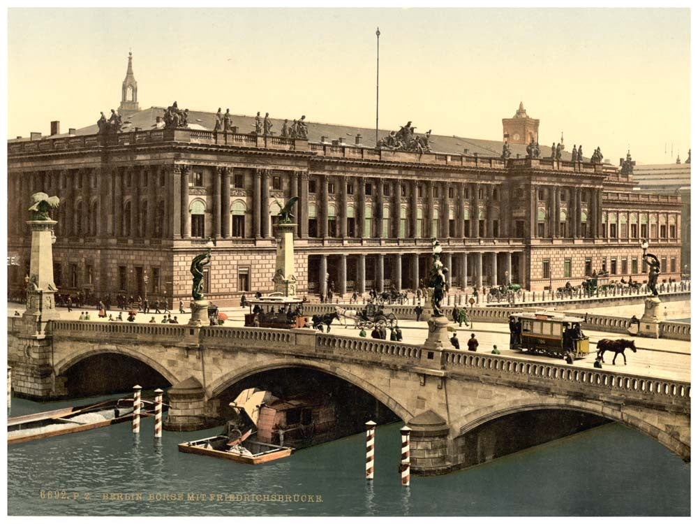 Frederick's Bridge and the Bourse, Berlin, Germany 0400-3950