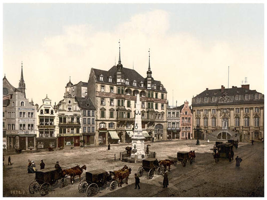 Market place, Bonn, the Rhine, Germany 0400-3989