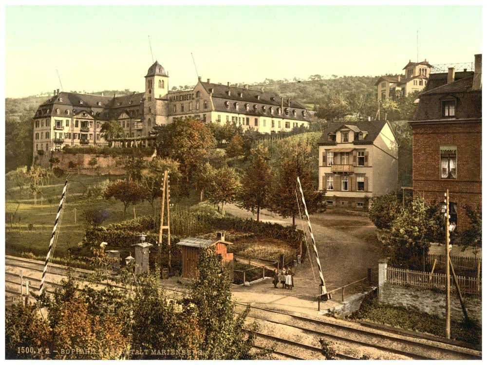 Baths of Marienberg, Boppard, the Rhine, Germany 0400-3993