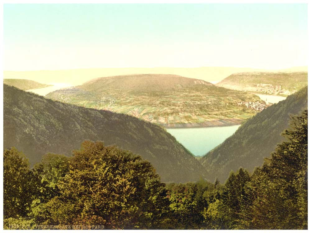 Vierseeplatz, Boppard, the Rhine, Germany 0400-3994