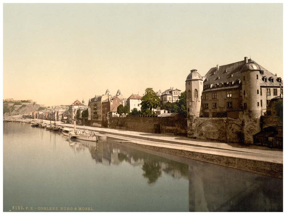 Moselle Castle, Coblenz, the Rhine, Germany 0400-4000