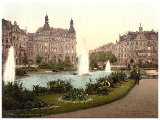 Der Deutsche Ring, Cologne, the Rhine, Germany 0400-4016