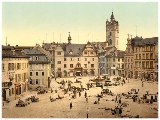 Market place, Darmstadt, the Rhine, Germany 0400-4019