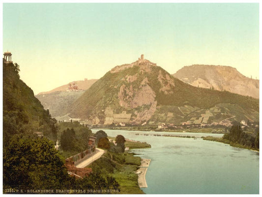 Drachenburg, Rolandseck and Drachenfels, the Rhine, Germany 0400-4021