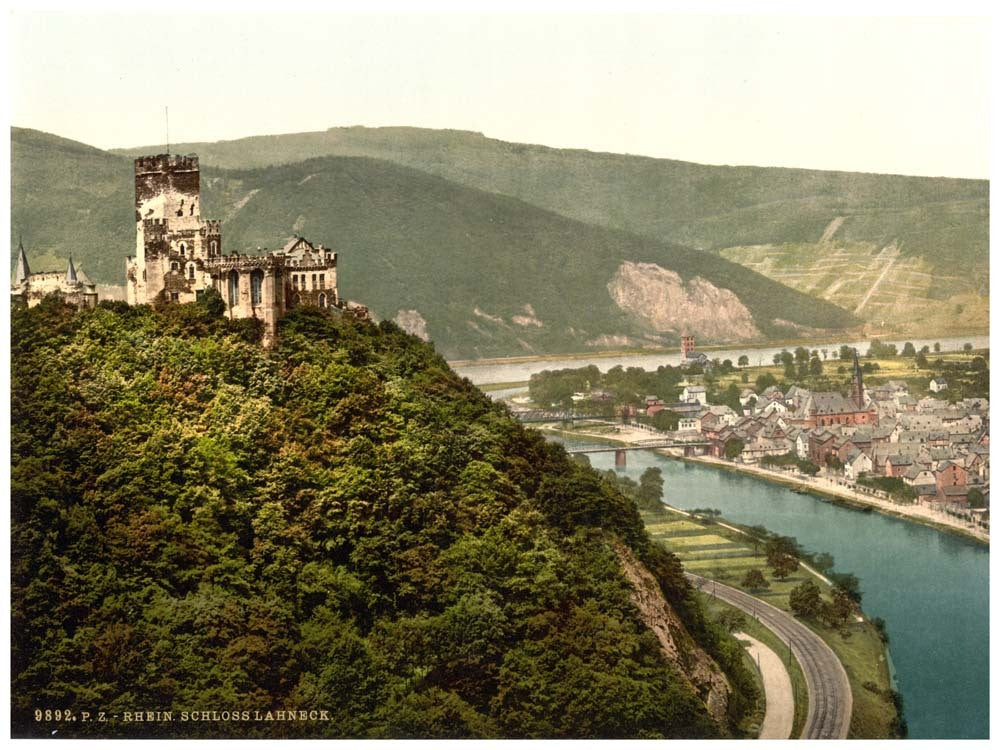 Lahneck Castle, the Rhine, Germany 0400-4035