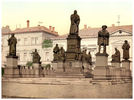 Luther Memorial, Worms, the Rhine, Germany 0400-4053