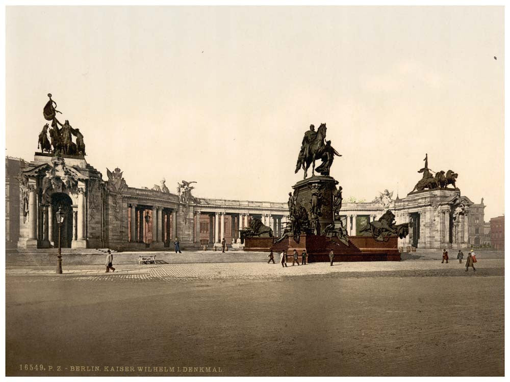 Emperor William I. Monument, general view, Berlin, Germany 0400-4123