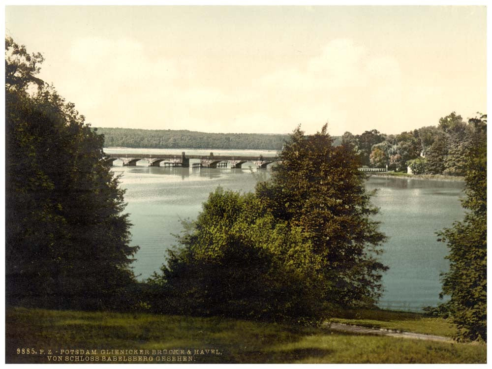 Gleinicker Bridge from Babelsberg, Potsdam, Berlin, Germany 0400-4132