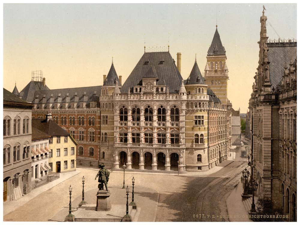 Palace of Justice, Bremen, Germany 0400-4137