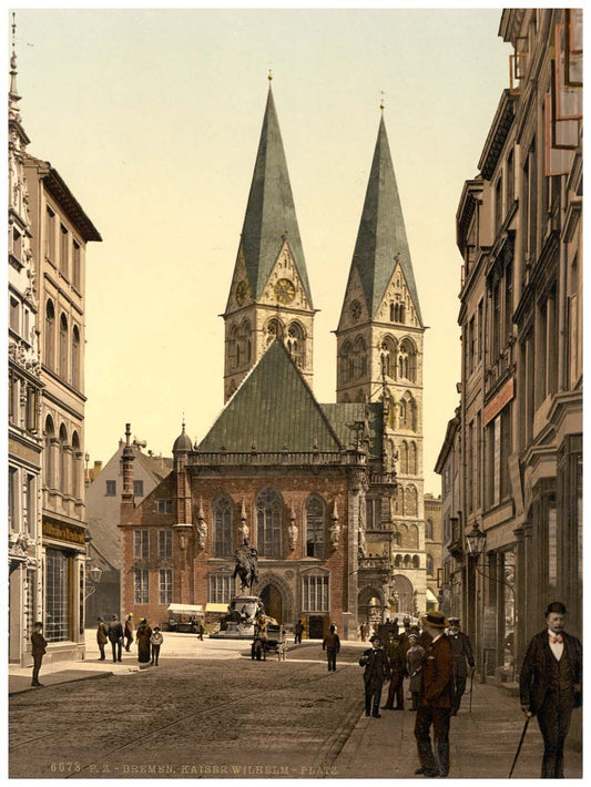 Emperor William's Place, Bremen, Germany 0400-4138