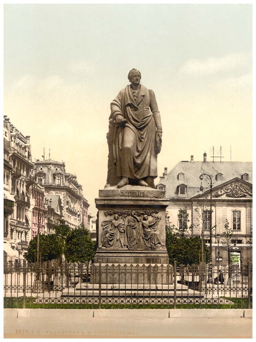 Goethe's Monument, Frankfurt am Main, Germany 0400-4162