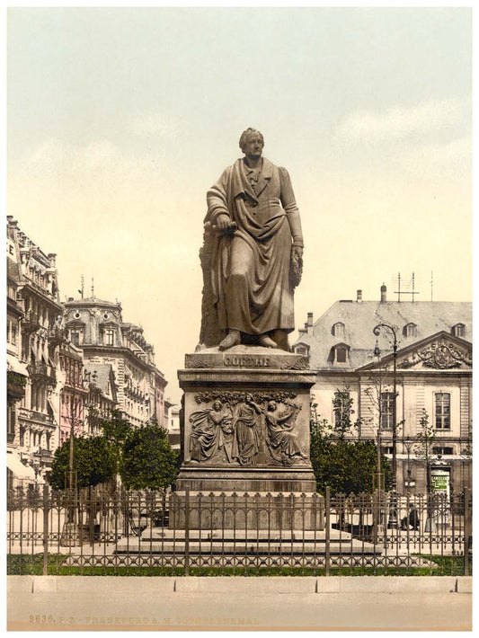 Goethe's Monument, Frankfurt am Main, Germany 0400-4162