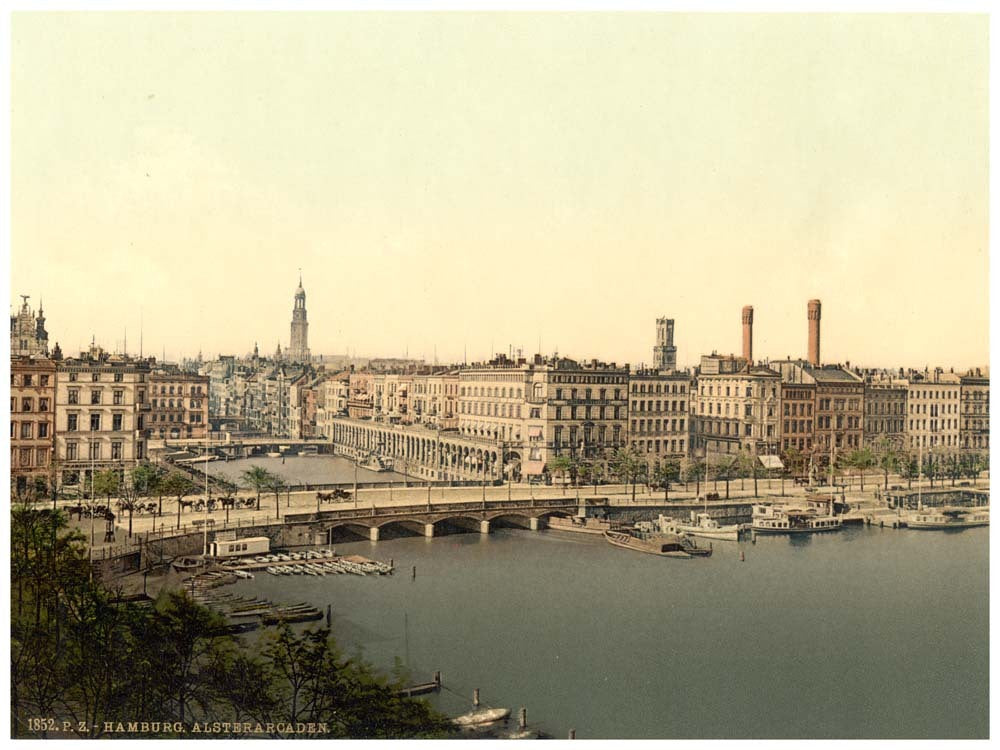 Alster Arcade, Hamburg, Germany 0400-4167