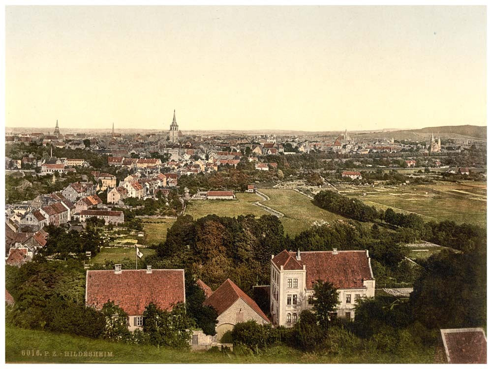 General view, Hildesheim, Hanover, Germany 0400-4226