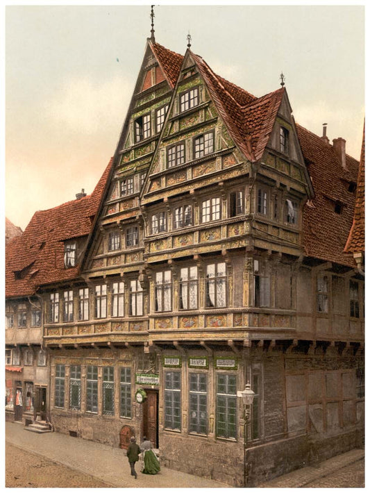 Old house, Hildesheim, Hanover, Germany 0400-4233