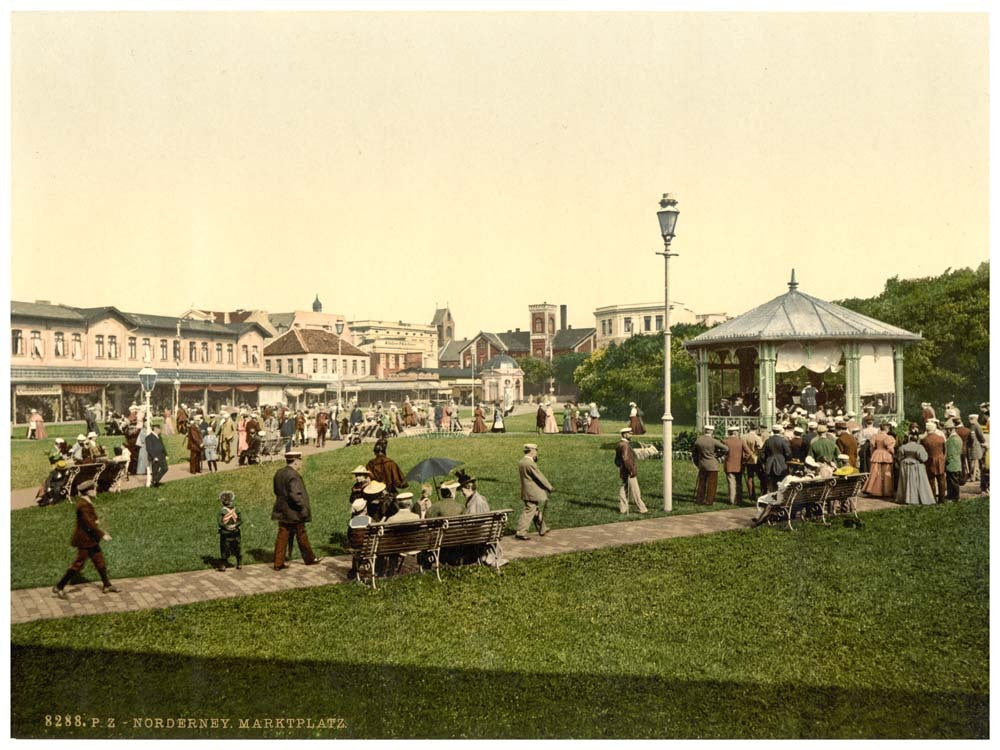 Market place, Norderney, Germany 0400-4242