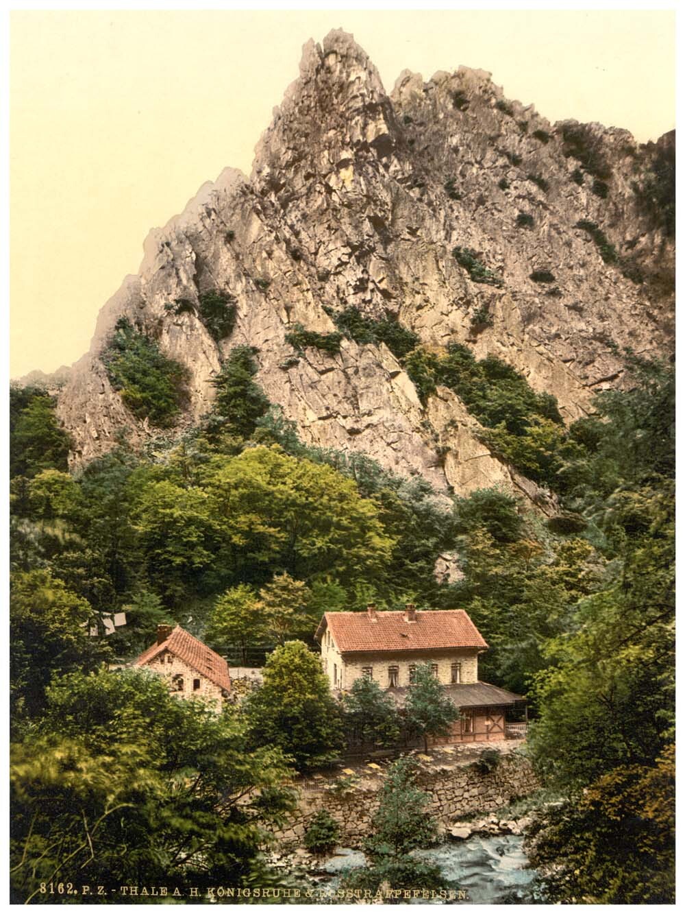 Konigsruhe and Rosstrappenfelsen, Bodethal, Hartz, Germany 0400-4258