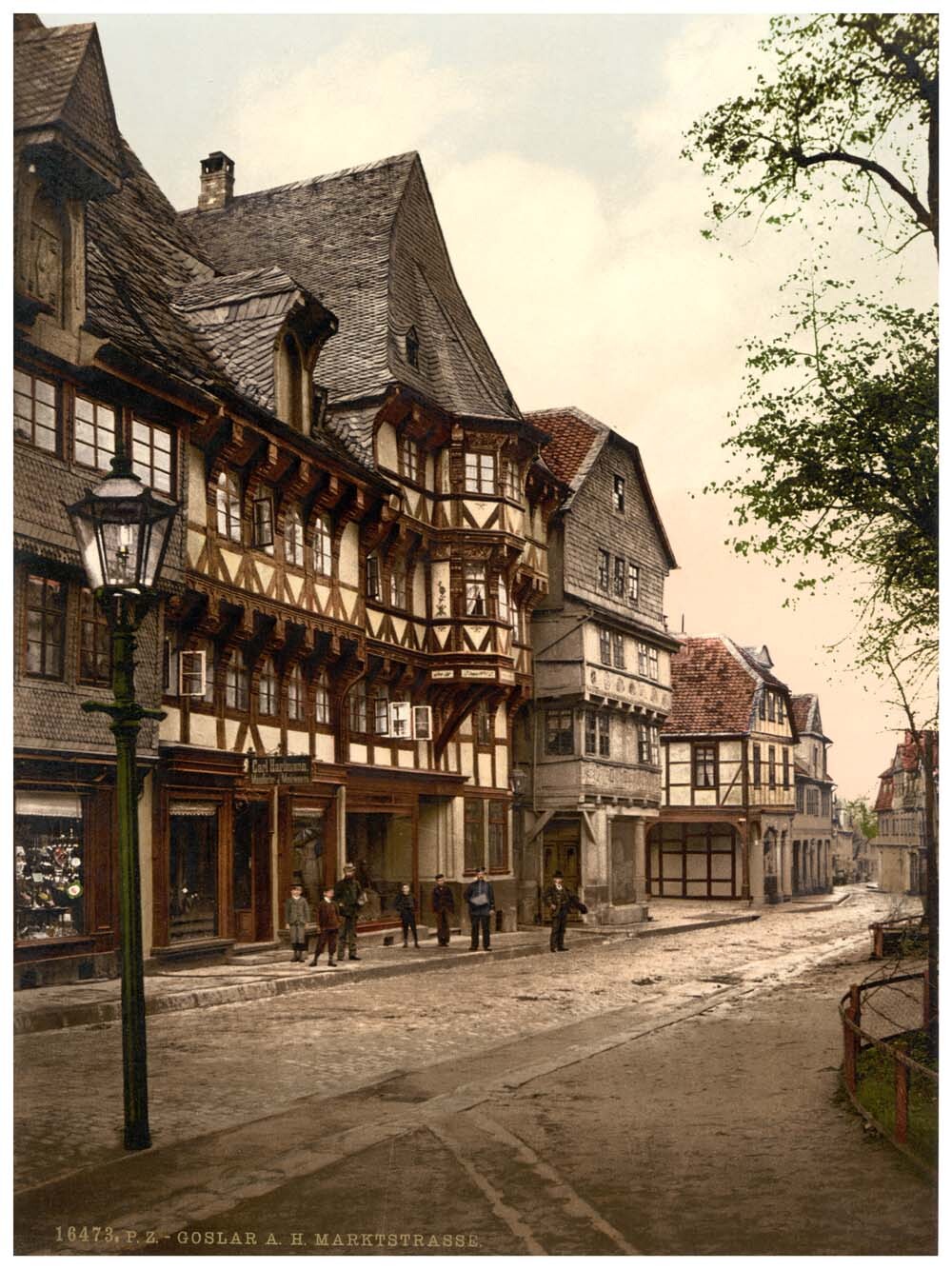 Market Street, Goslar, Hartz, Germany 0400-4284