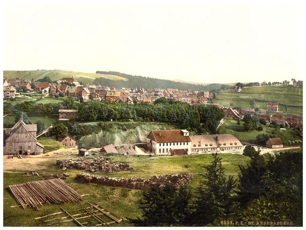 General view, St. Andreasburg, Hartz, Germany 0400-4319