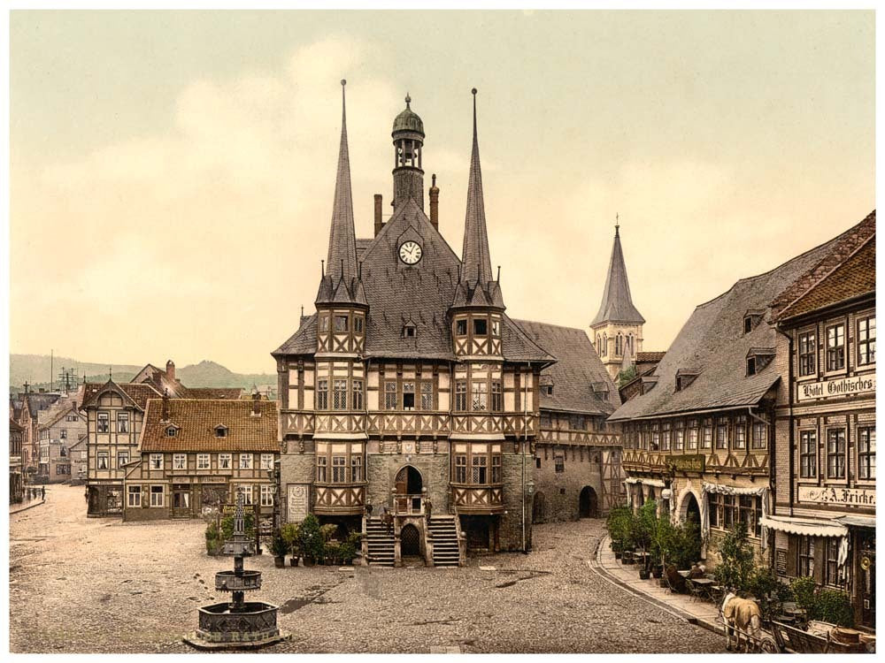 The town hall, Wernigerode, Hartz, Germany 0400-4330