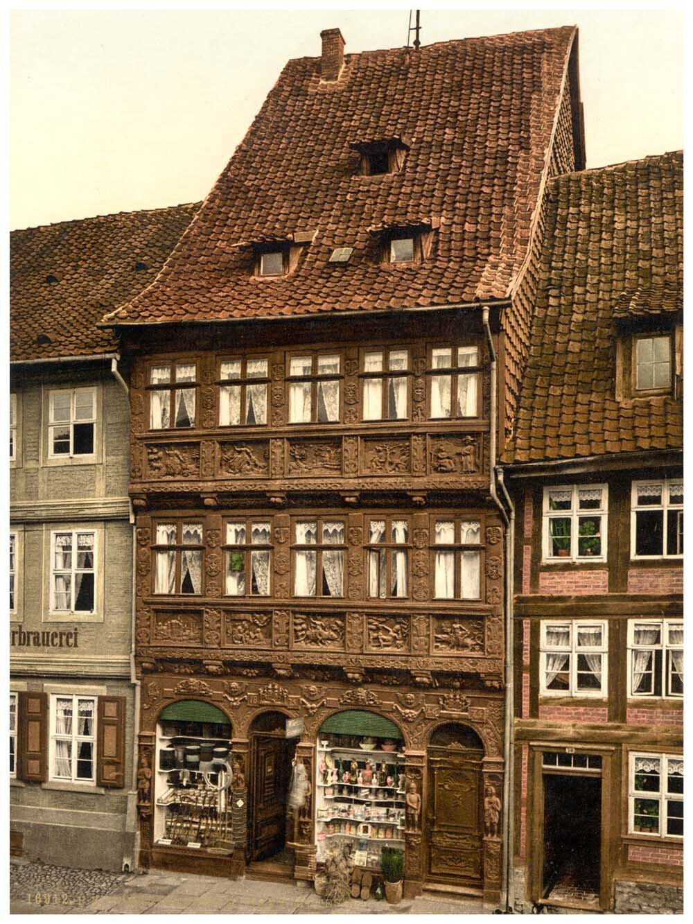 Old houses, Wernigerode, Hartz, Germany 0400-4333