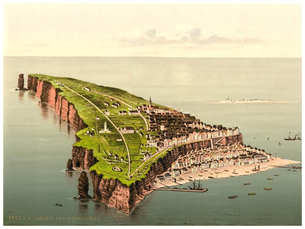 Birdseye view, Helgoland, Germany 0400-4336