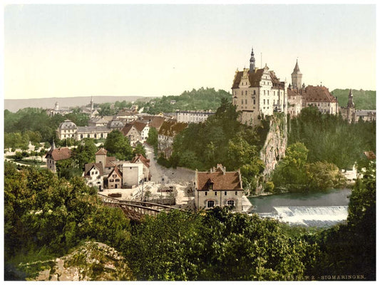 General view, Sigmaringen, Hohenzollern, Germany 0400-4363