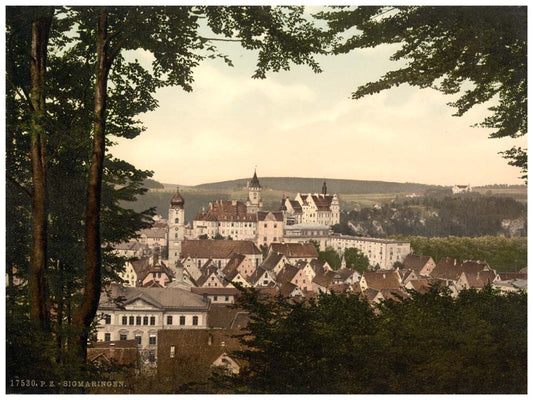 General view, Sigmaringen, Hohenzollern, Germany 0400-4364