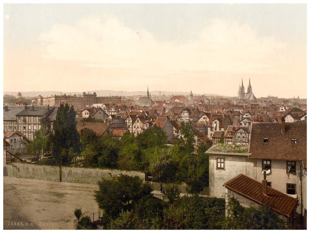 General view, Kassel, Hesse-Nassau, Germany 0400-4365