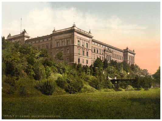 Government building, Kassel, Hesse-Nassau, Germany 0400-4366