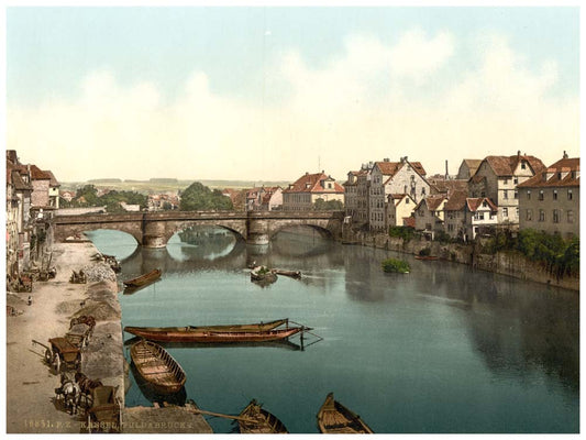 Fulga Bridge, Kassel, Hesse-Nassau, Germany 0400-4369