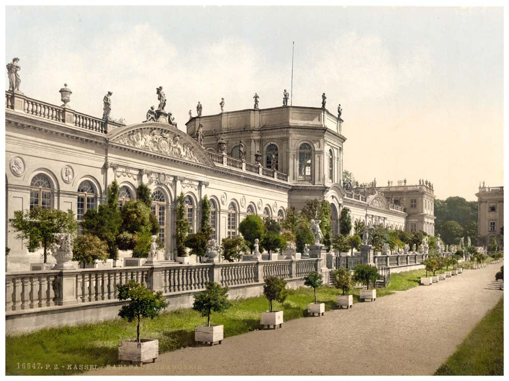 Orangerie, Karlsaue, Wilhelmshohe, Kassel, Hesse-Nassau, Germany 0400-4376