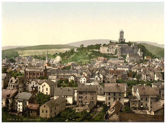 General view, Dillenburg, Hesse-Nassau, Germany 0400-4381