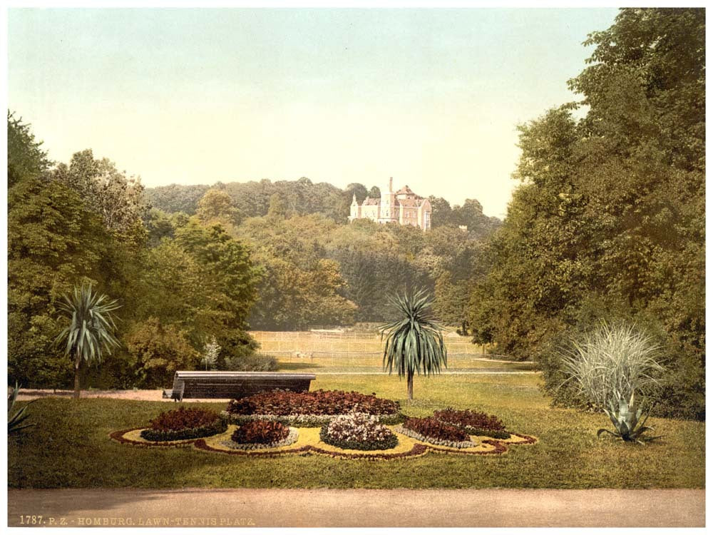 Tennis ground, Bad Homburg vor der Höhe, Hesse-Nassau, Germany 0400-4384