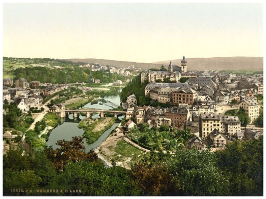 General view, Weilburg, Hesse-Nassau, Germany 0400-4392