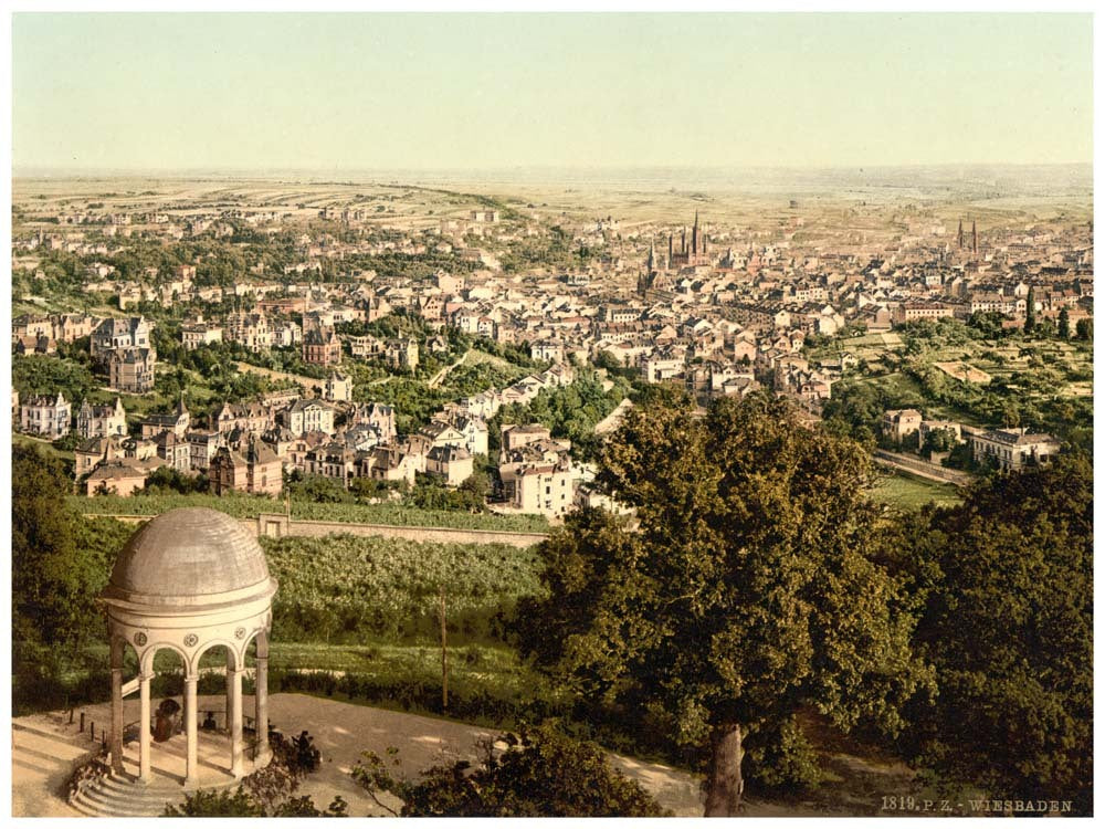 General view, Wiesbaden, Hesse-Nassau, Germany 0400-4394