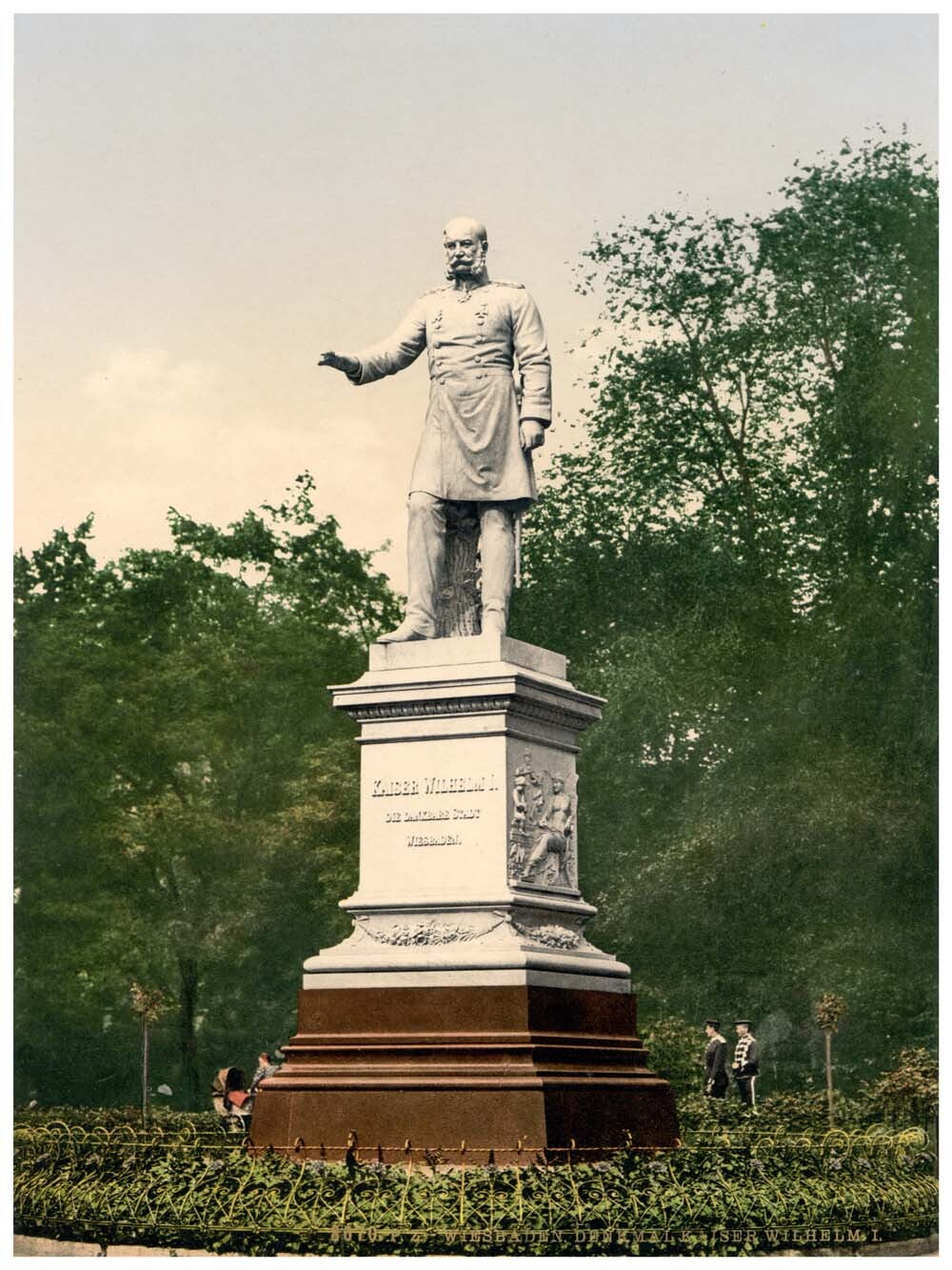 Memorial to Emperor William I., Wiesbaden, Hesse-Nassau, Germany 0400-4406