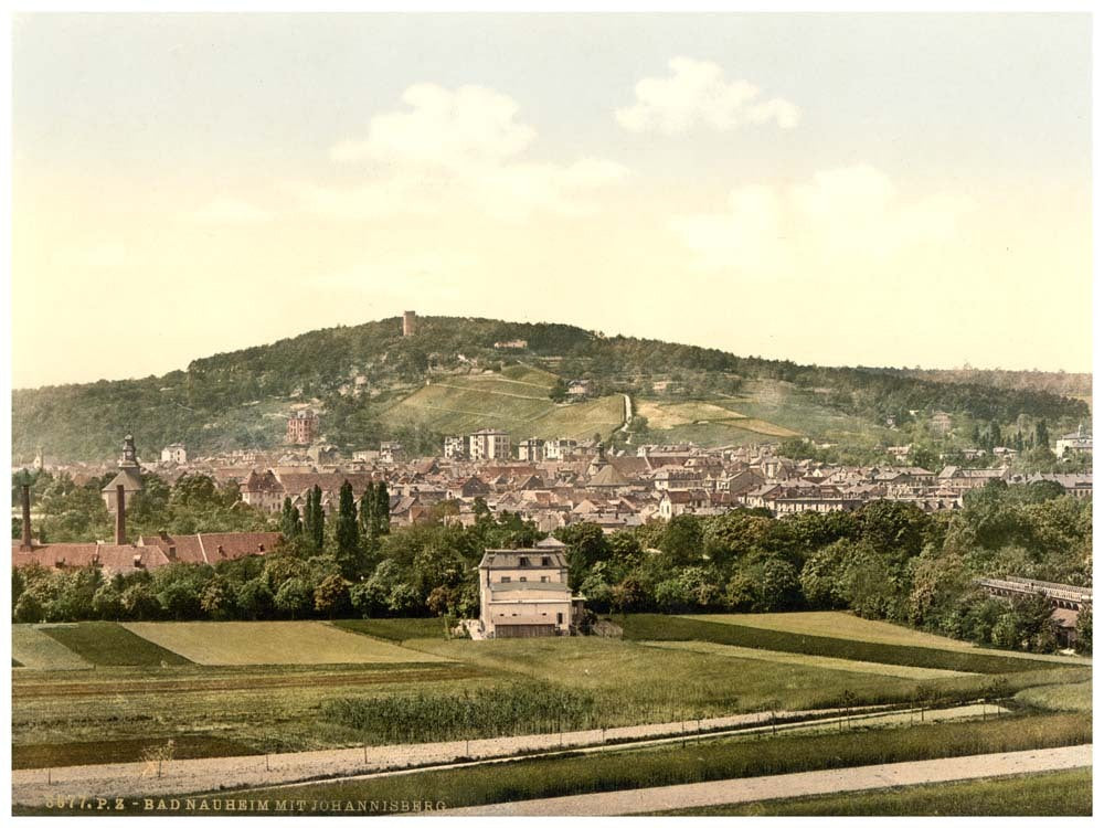 Bad Nauheim, and Jahannisberg, Hesse-Nassau, Germany 0400-4411