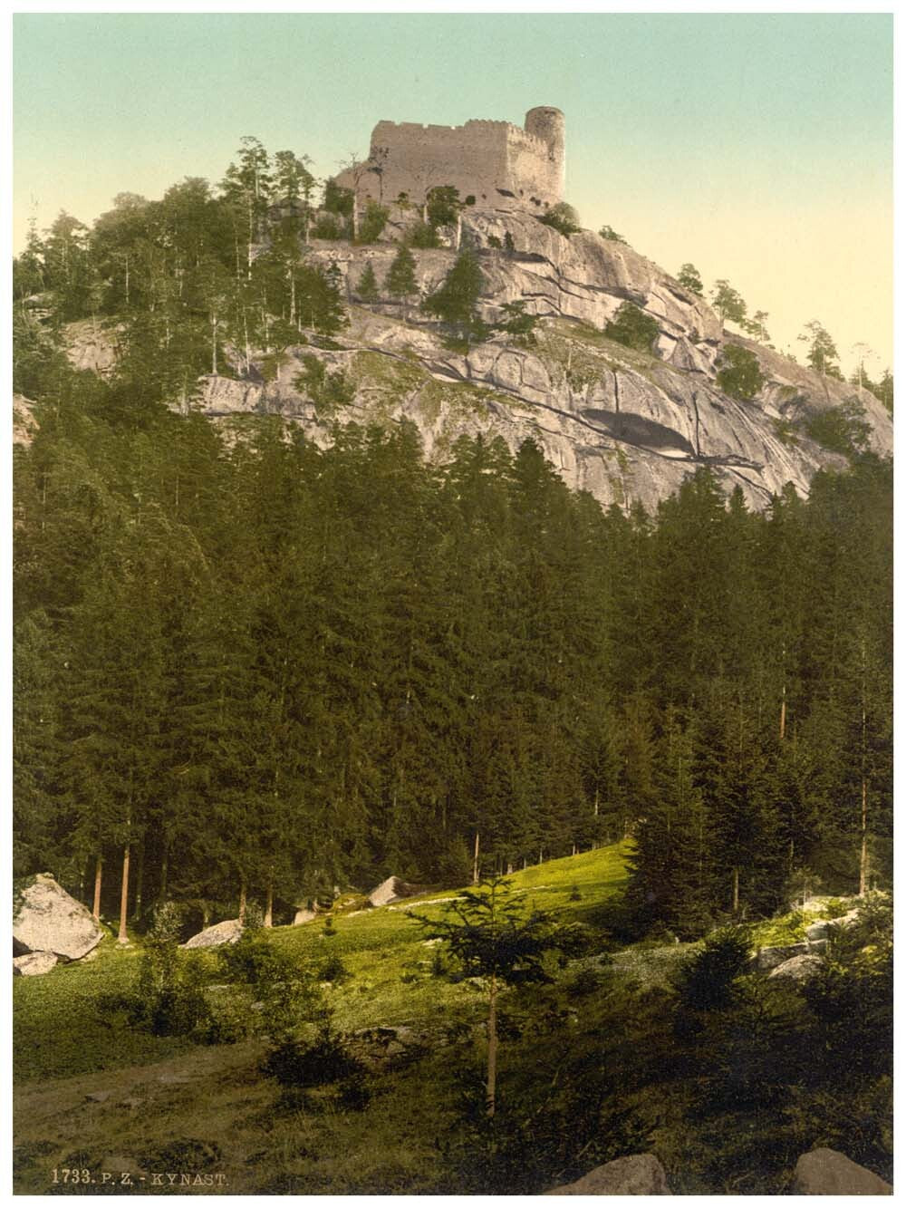 General view, Kynast, Reisengebirge, Germany 0400-4479