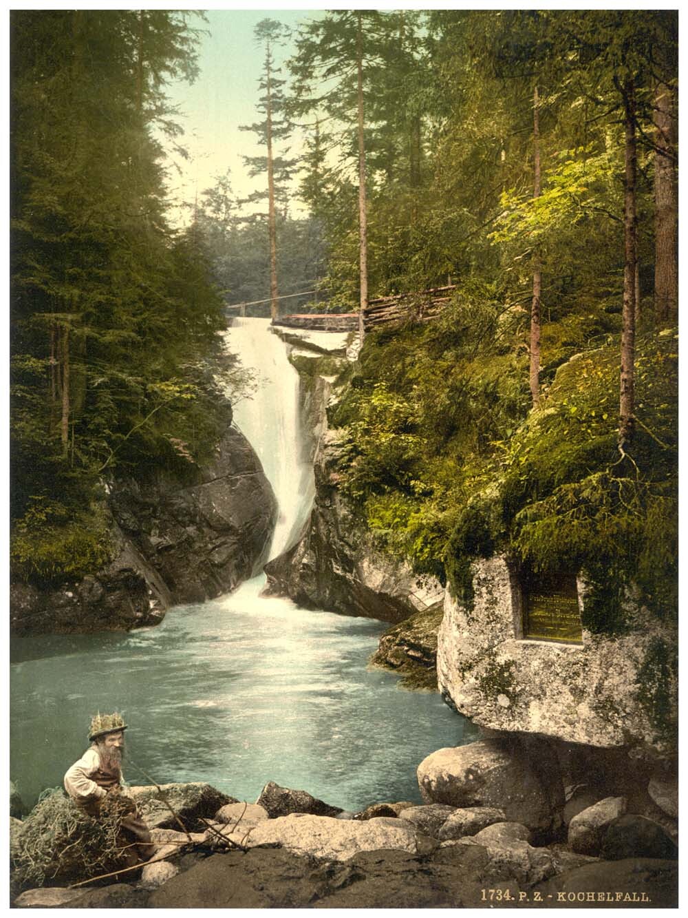 The Kochelfall, Reisengebirge, Germany 0400-4481