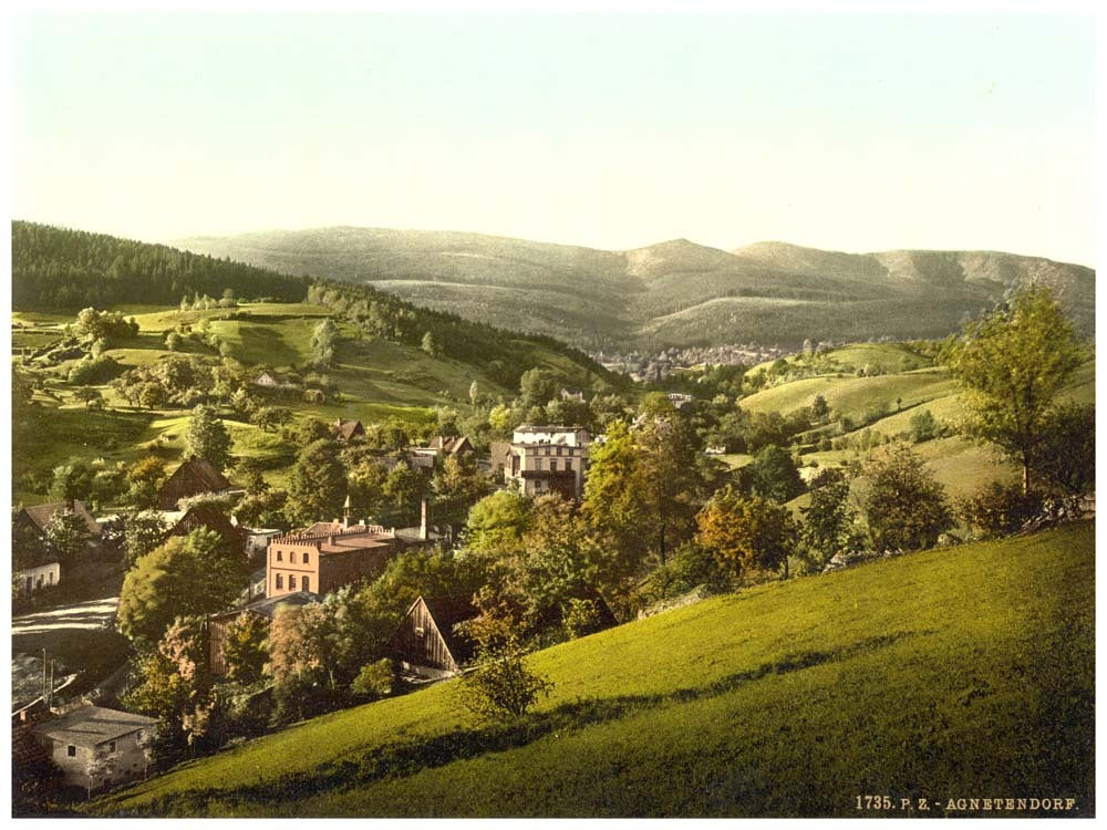 Agnetendorf, towards the Schneegruben, Reisengebirge, Germany 0400-4482