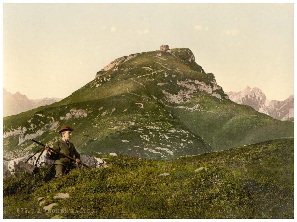 Hohen-Kasten, view, Appenzell, Switzerland 0400-4610