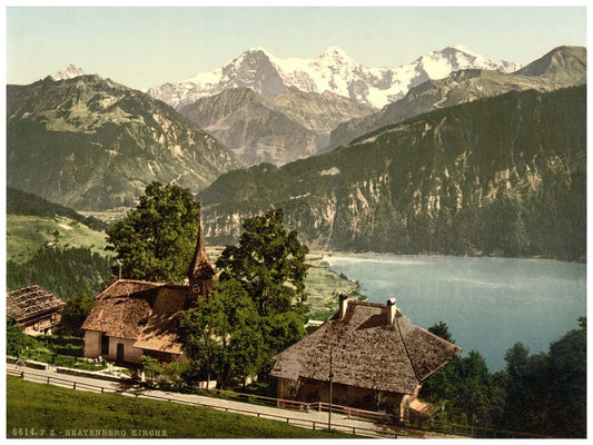 Beatenberg, the church, Bernese Oberland, Switzerland 0400-4632