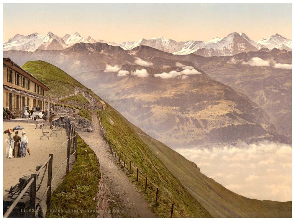 Brienzer Rothorn, terrace, Bernese Oberland, Switzerland 0400-4640