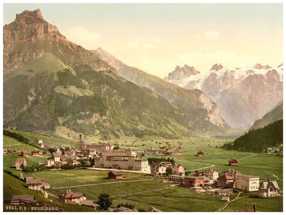 Engelberg Valley, general view, Bernese Oberland, Switzerland 0400-4649