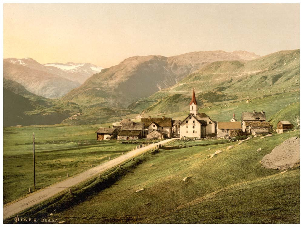 Furka Pass, Realp, general view, Bernese Oberland, Switzerland 0400-4661