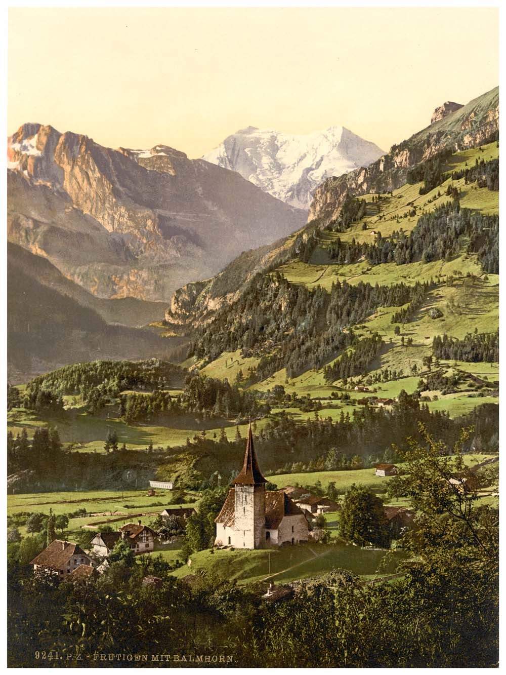 Frutigen and Balmhorn, Bernese Oberland, Switzerland 0400-4663