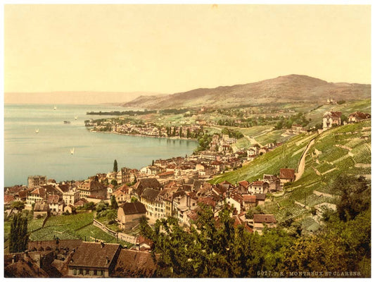 Montreux and Clarens, Geneva Lake, Switzerland 0400-4680