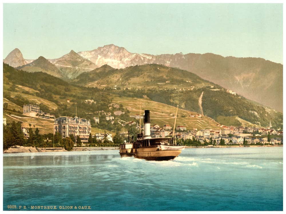 Montreux and Glion, Geneva Lake, Switzerland 0400-4681